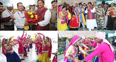 केन्‍द्रीय मंत्री अर्जुन मुंडा ने देहरादून के महाराणा प्रताप स्पोर्ट्स कॉलेज में चौथे राष्ट्रीय एकलव्य आदर्श आवासीय विद्यालय -ई एम आर एस सांस्कृतिक, साहित्यिक और कला उत्सव-2023 का उद्घाटन किया