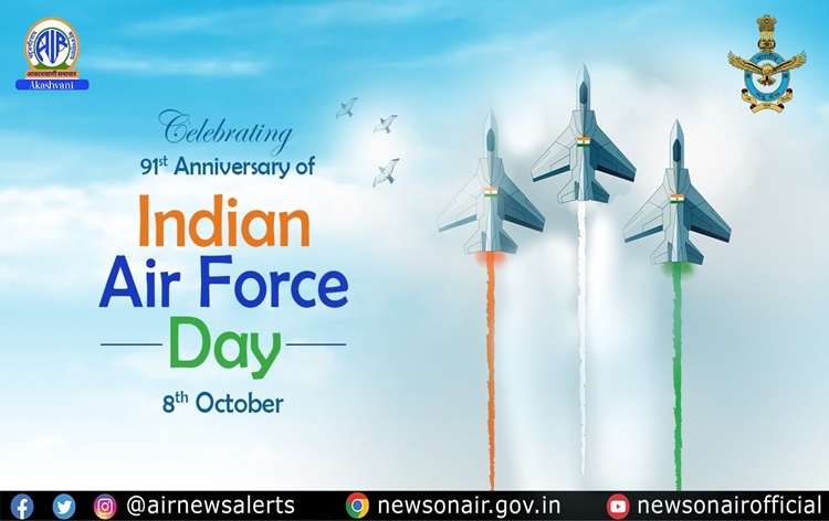 Indian Air Force unveils its new ensign on 91st anniversary