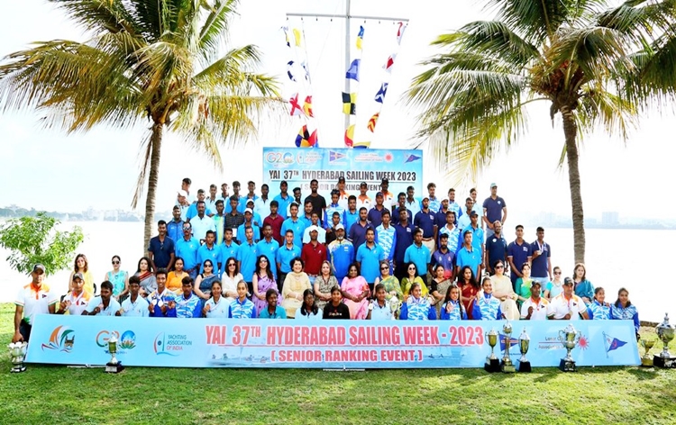 37th Hyderabad Sailing Week -2023 & Laser National Championship concludes at Secunderabad, Telangana