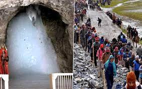 J&K: 9th batch of over 4600 Amarnath pilgrims move towards Kashmir for their journey to Amarnath cave shrine