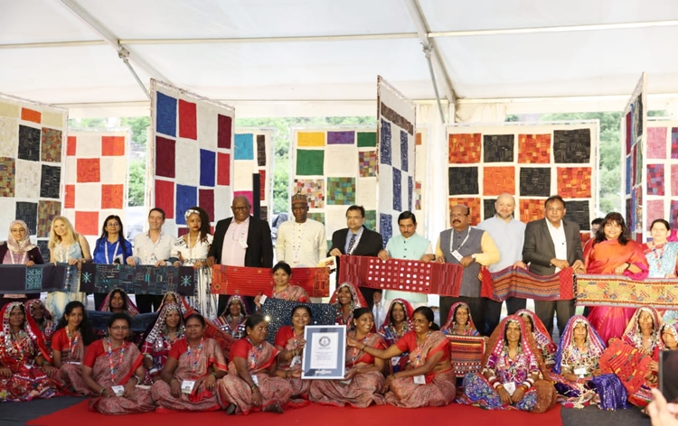 Culture Working Group under India' G20 Presidency sets Guinness World Record for ‘Largest Display of Lambani Items