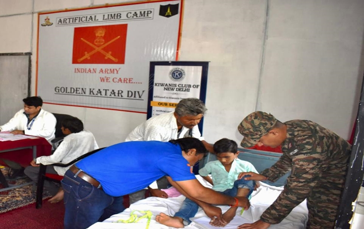 Indian Army at Ramsar conducts preliminary camp for Artificial Limb Replacement