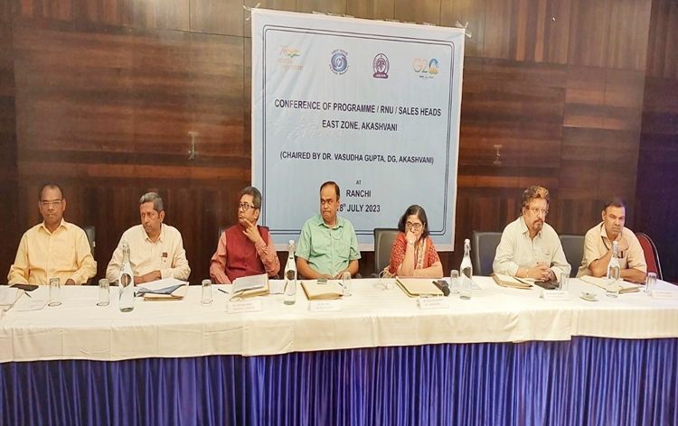 Akashvani DG Dr Vasudha Gupta presides over conference of states of Eastern Zone at Ranchi