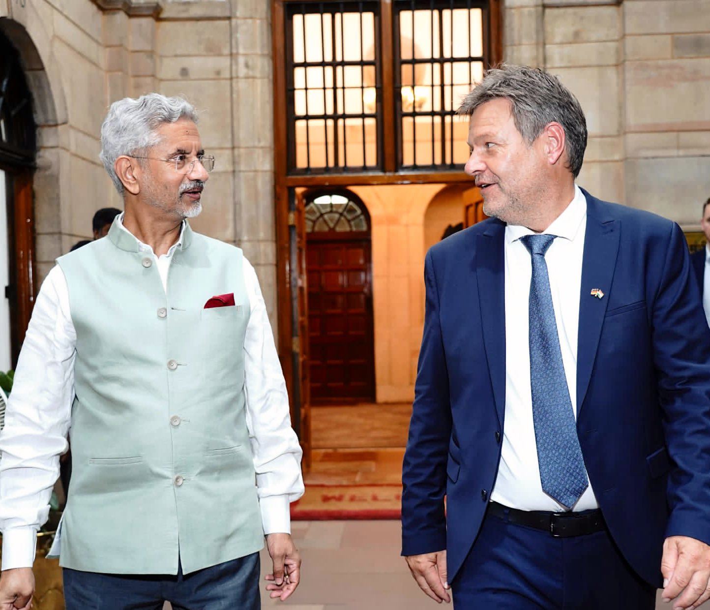 EAM Dr S Jaishankar meets German Vice Chancellor Robert Habeck in New Delhi