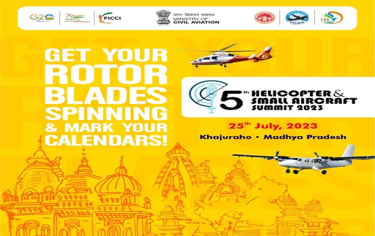 5th Helicopter & Small Aircraft Summit to be held on July 25 in Madhya Pradesh