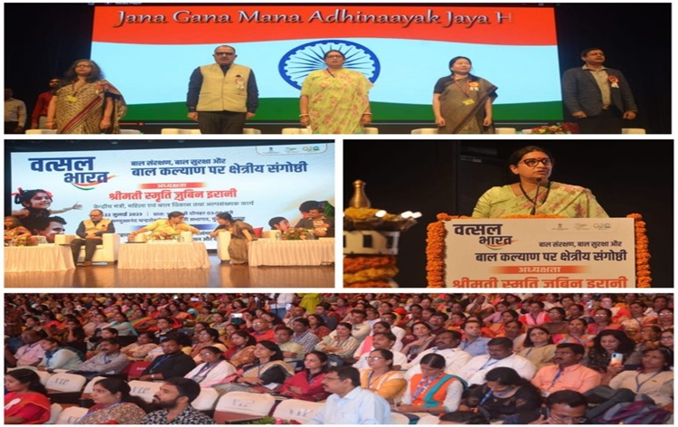 Govt to support in establishing Child Care Institutions in crime infested regions: Union Minister Smriti Zubin Irani