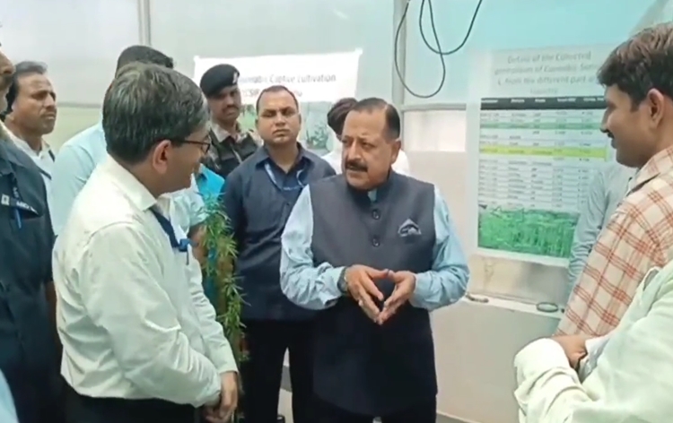 Union Minister Jitendra Singh expresses satisfaction over research work conducted on Cannabis Project by CSIR-IIIM