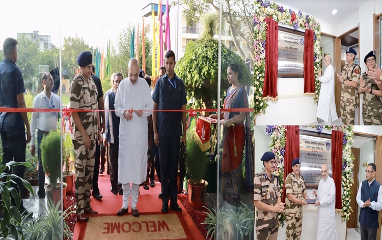 Union Home Minister Amit Shah inaugurates Aviation Security Control Centre of CISF in New Delhi