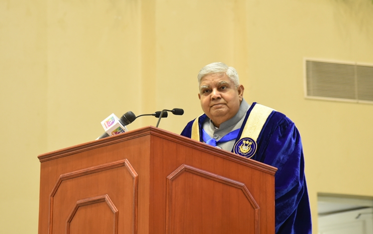Vice President Jagdeep Dhankhar says disruption and disturbance in Parliament cannot be weaponised as political strategy