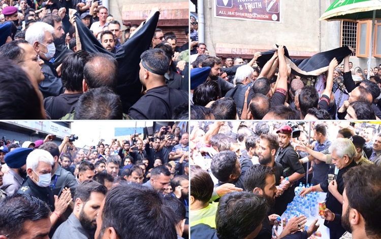 On eve of Ashoora, Jammu and Kashmir LG Manoj Sinha remember sacrifices of Hazrat Imam Hussain.