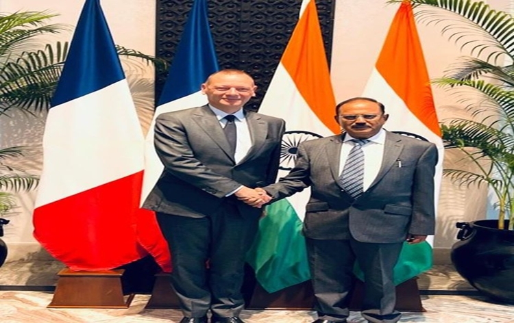 NSA Ajit Doval holds in-depth talks with French President Advisor in New Delhi