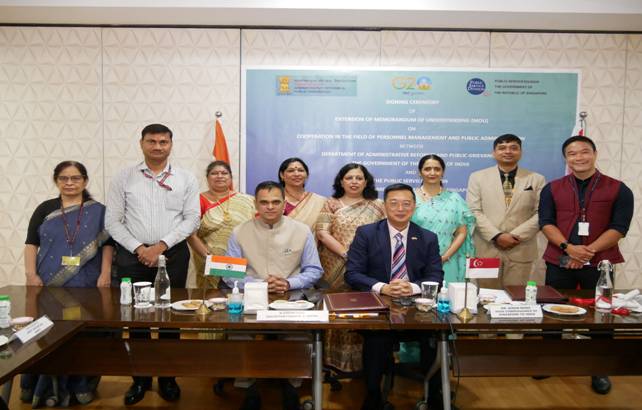 India and Singapore sign Protocol Document extending current MoU on Cooperation till 2028
