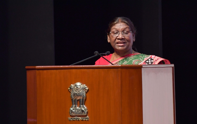India has witnessed unprecedented success & become first country to reach South Pole of Moon: President Droupadi Murmu