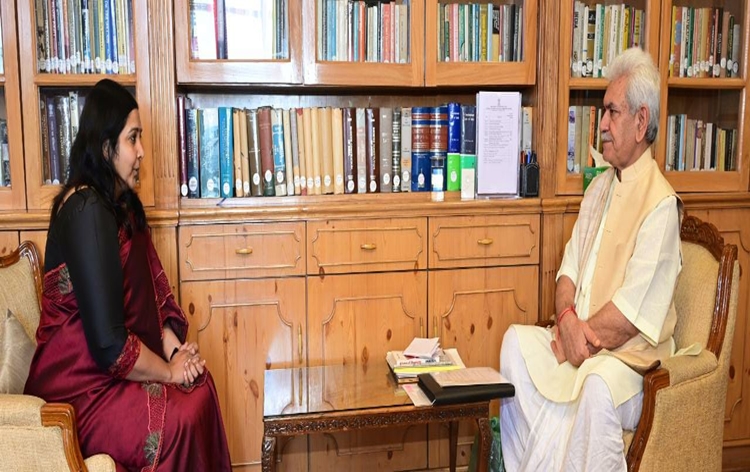 Ambassador Designate of India to Slovak Republic calls on LG Manoj Sinha at Raj Bhawan; discusses various issues