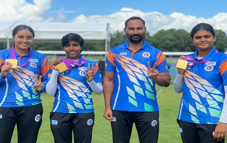 PM Modi congratulates Indian women's compound team on winning India's first-ever Gold medal in Berlin
