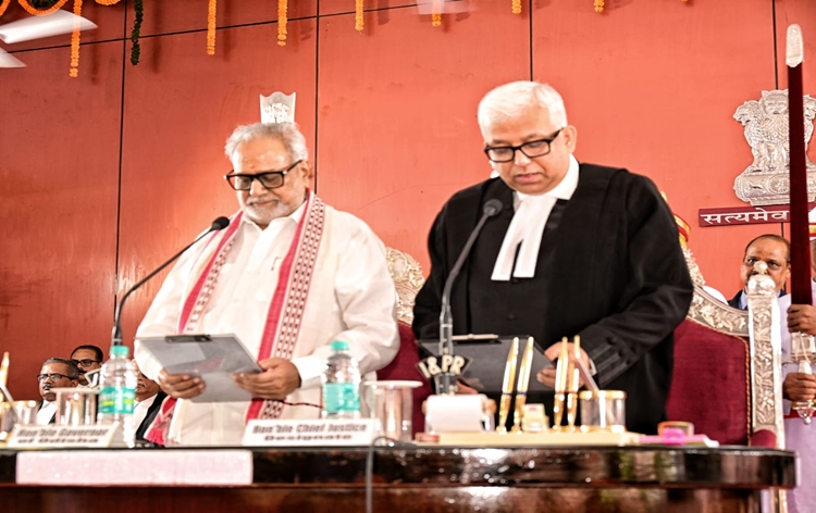 Justice Subhasis Talapatra takes oath as 33rd Chief Justice of Orissa High Court