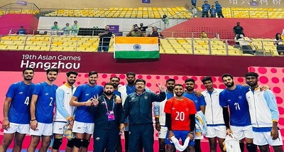 चीन के होंगजाऊ में भारतीय पुरुष वॉलीबॉल टीम ने एक रोमांचक मैच में दक्षिण कोरिया को हराया