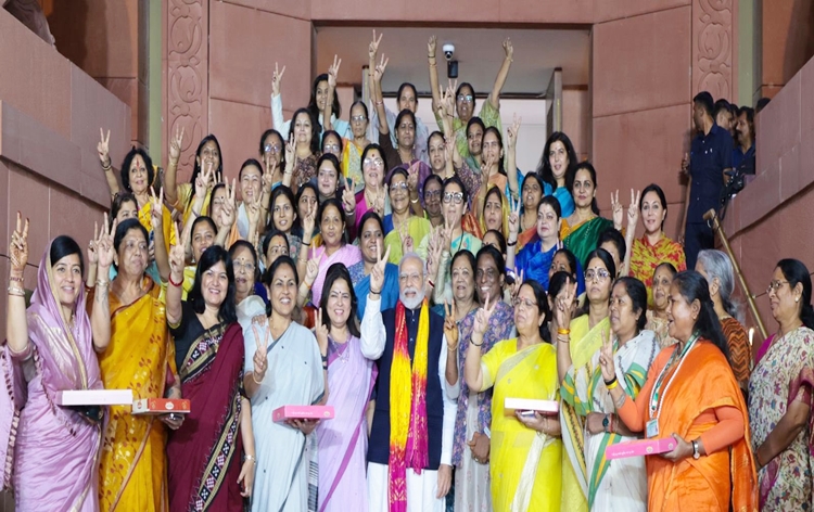 PM Modi expresses gratitude towards all Rajya Sabha MPs who voted for Nari Shakti Vandan Adhiniyam