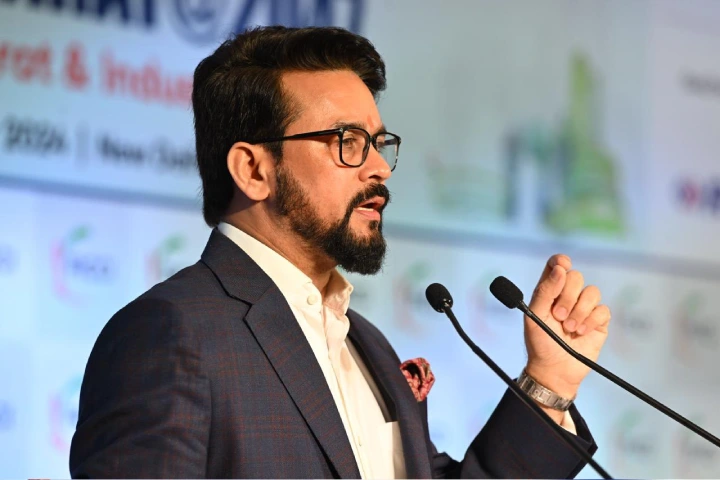 Union Minister Anurag Thakur lauds artwork done by Sudarsan Pattnaik on government’s Mera Pehla Vote Desh Ke Liye campaign