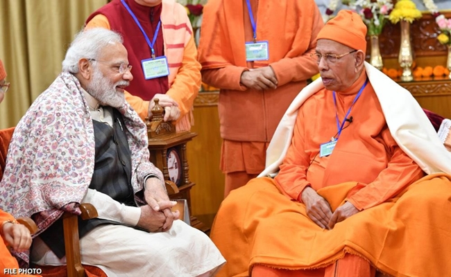 Srimat Swami Smaranananda Ji Maharaj was a pioneer of India’s spiritual consciousness and his demise is like a personal loss, PM Modi