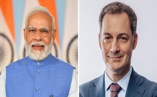 PM Modi speaks with Belgian PM Alexander De Croo; discusses ways to further strengthen bilateral ties