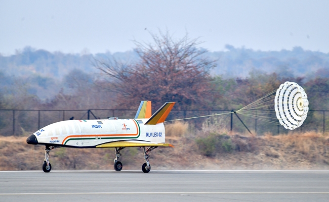 ISRO Successfully Carried Out Landing Of Its Reusable Launch Vehicle Pushpak
