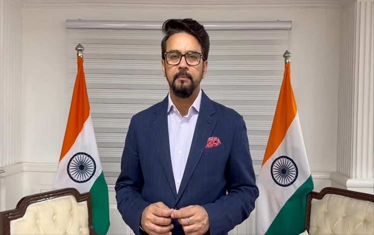 BJP leader Anurag Thakur accuses Delhi CM Arvind Kejriwal of being the kingpin of corruption in liquor scam