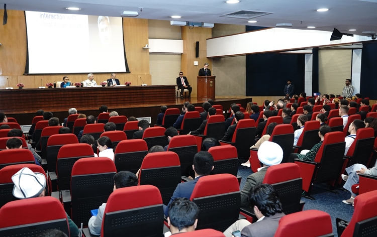 EAM Jaishankar interacts with youth delegation from Central Asian countries on India Immersion visit in Delhi