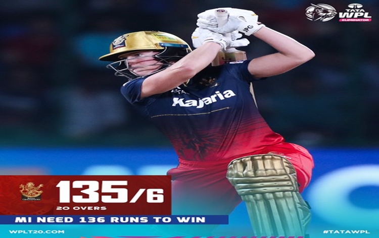 Women’s Premier League Cricket: Match underway between Royal Challengers Bangalore and Mumbai Indians