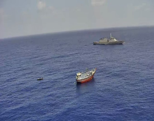 Indian Navy rescues 23 Pakistani nationals from Somali pirates in Arabian Sea