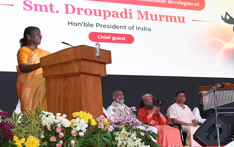 Our culture based on spirituality has placed spirit of world-brotherhood at its centre, says Prez Droupadi Murmu 