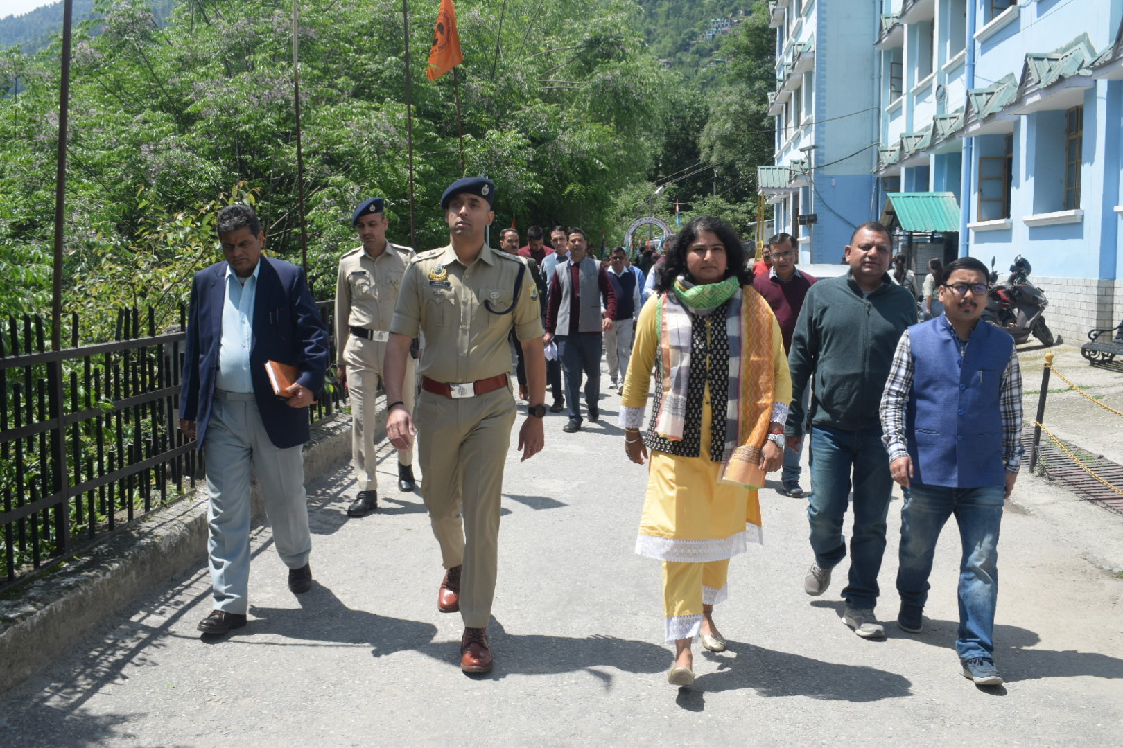 प्रदेश में उपायुक्त व पुलिस अधीक्षक ने किया मतदान गणना केंद्र व स्ट्रांग रूम का निरीक्षण