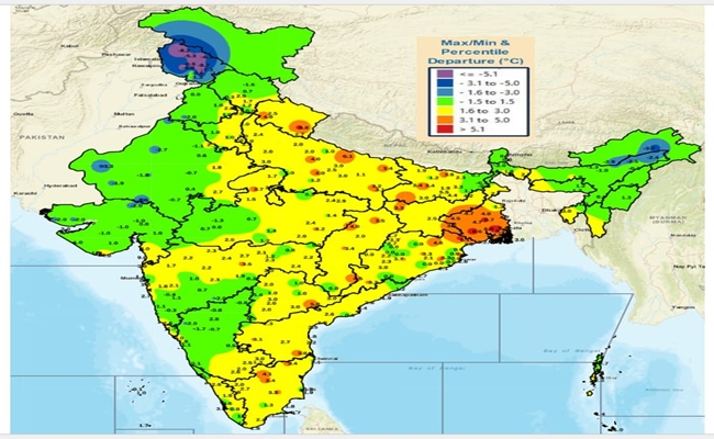 IMD forecasts severe heat wave conditions in isolated pockets of Odisha and Gangetic West Bengal till April 22nd