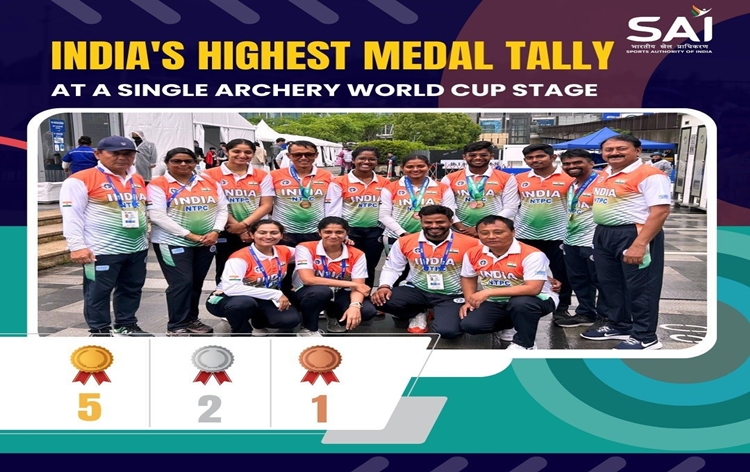 আৰ্ছাৰী বিশ্বকাপত ভাৰতীয় দলৰ মুঠ ৮ টা পদক লাভ
