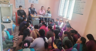 स्वीप अभियान के अंतर्गत लोगों को मतदान के प्रति जागरूक करने के उद्देश्य से विभिन्न स्थानों पर जागरूकता अभियान चलाया गया