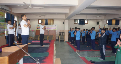 स्वीप गतिविधियों के तहत मतदाताओं को जागरूक करने के लिए राजकीय औद्योगिक प्रशिक्षण संस्थान मंडी में एक दिवसीय योग कार्यशाला का आयोजन