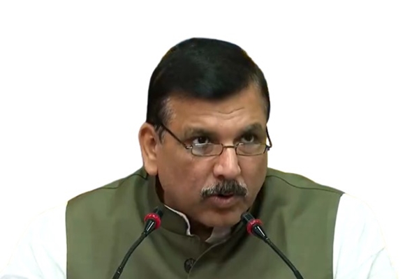 AAP leader Sanjay Singh accuses BJP govt of corruption in name of electoral bonds