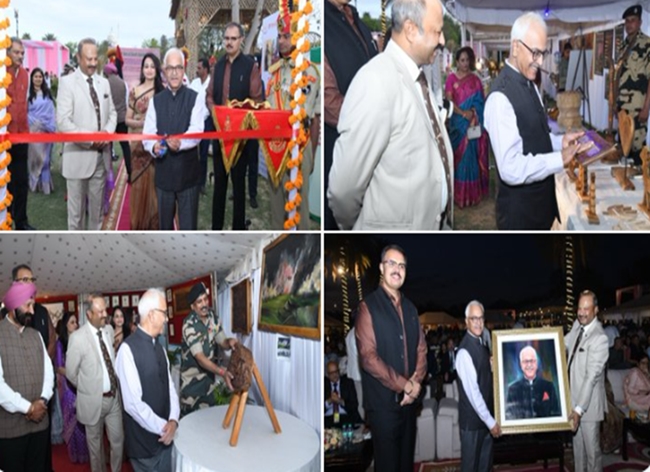 BSF organises art and craft exhibition at Ashwini BSF Officers’ Institute in Delhi