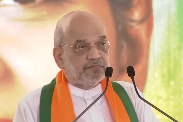 Senior BJP leader and Home Minister Amit Shah accuses Congress and Communist parties of taking support from anti-national forces 