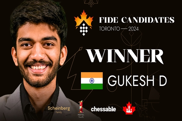 India’s 17-year-old D Gukesh wins Candidates Chess Tournament: Creates history by becoming youngest challenger for world championship title