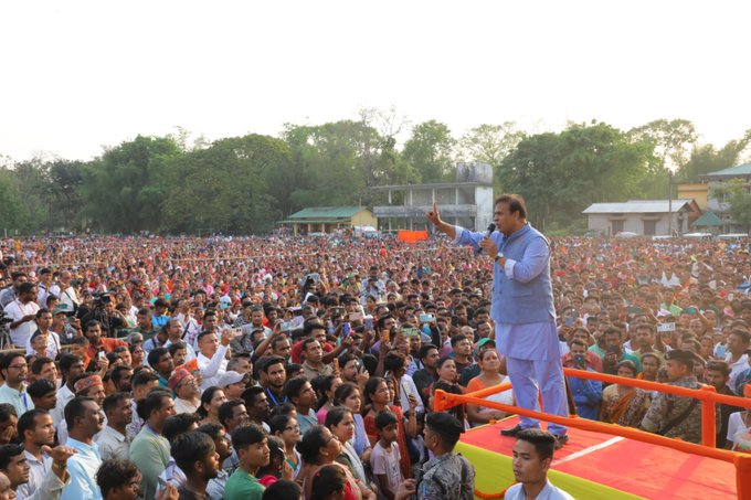 ৰাজ্যৰ দ্বিতীয় পৰ্যায়ৰ নিৰ্বাচনৰ প্ৰচাৰ অভিযানৰ সামৰণি, কেইবাখনো নিৰ্বাচনী সভাত মুখ্যমন্ত্ৰীৰ অংশগ্ৰহণ