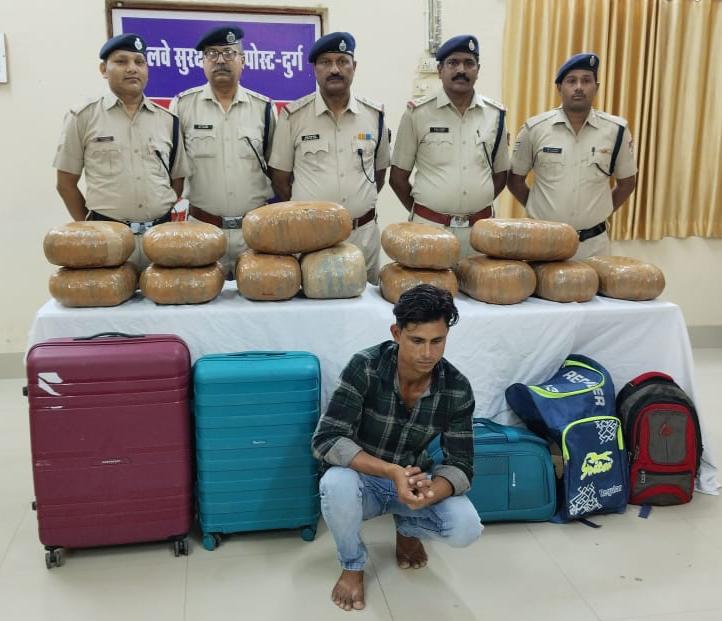 छत्तीसगढ़ में गांजा तस्करी करने वाले दो अंतर्राज्यीय गिरोह का पर्दाफाश