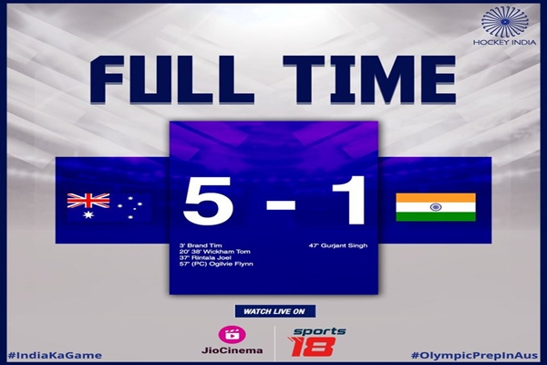 Hockey: Australia defeat India 5-1 in opening Test of five-match series in Perth