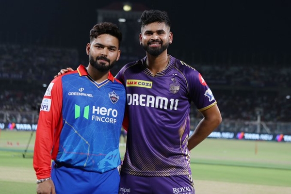 Delhi Capitals 17/1 in 1.3 Overs vs Kolkata Knight Riders
