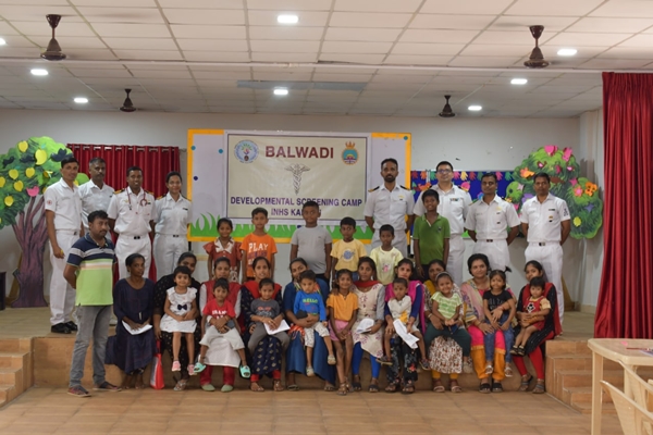 INHS Kalyani and HQENC conduct Developmental Screening Camp at Visakhapatnam
