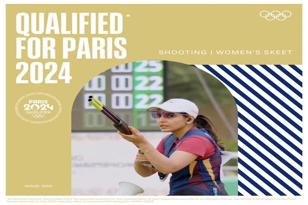 Maheshwari Chauhan secures Olympic quota for India with Silver in Shotgun Olympic qualification championship