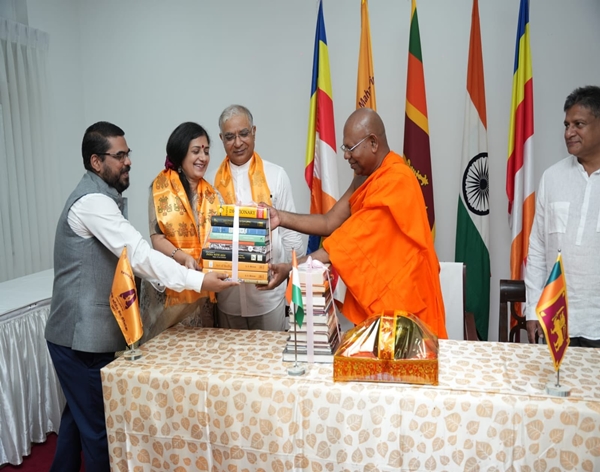 High Commissioner of India, Sri Lankan Monk Unite to Showcase India’s Buddhist Heritage on Bak Full Moon Poya Day