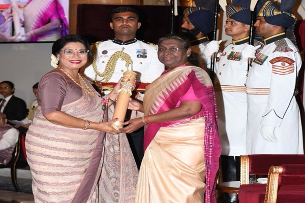 Renowned Bangladeshi singer Rezwana Choudhury Bannya receives prestigious Padma Shri Award