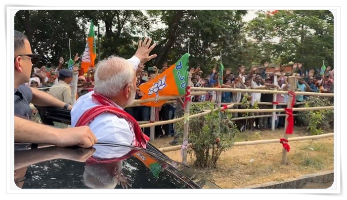 সোমবাৰে দেশৰ ১০খন ৰাজ্য আৰু কেন্দ্ৰীয় শাসিত অঞ্চলৰ ৯৬টা লোকসভা সমষ্টিৰ বাবে ভোটগ্রহণ