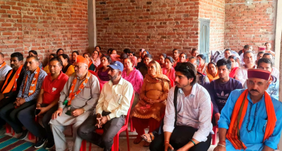 सांसद व लोकसभा चुनाव में शिमला से भाजपा प्रत्याशी सुरेश कश्यप ने  शिमला ग्रामीण विधानसभा क्षेत्र की विभिन्न पंचायतों में जनसभा में भाग लिया